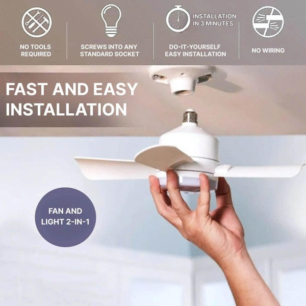 Ceiling-mounted fan