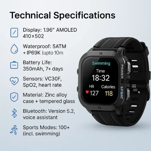 Waterproof Sports Watch