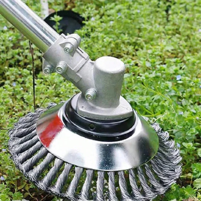 Heavy-Duty Wire Weeding Wheel