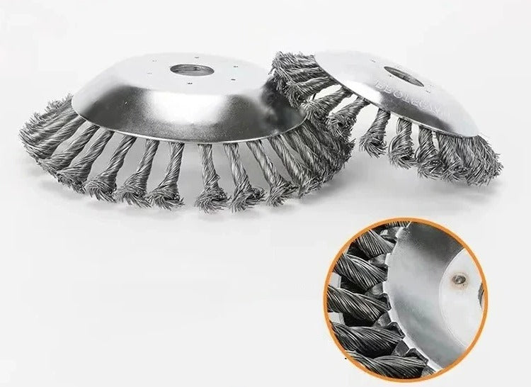 Heavy-Duty Wire Weeding Wheel