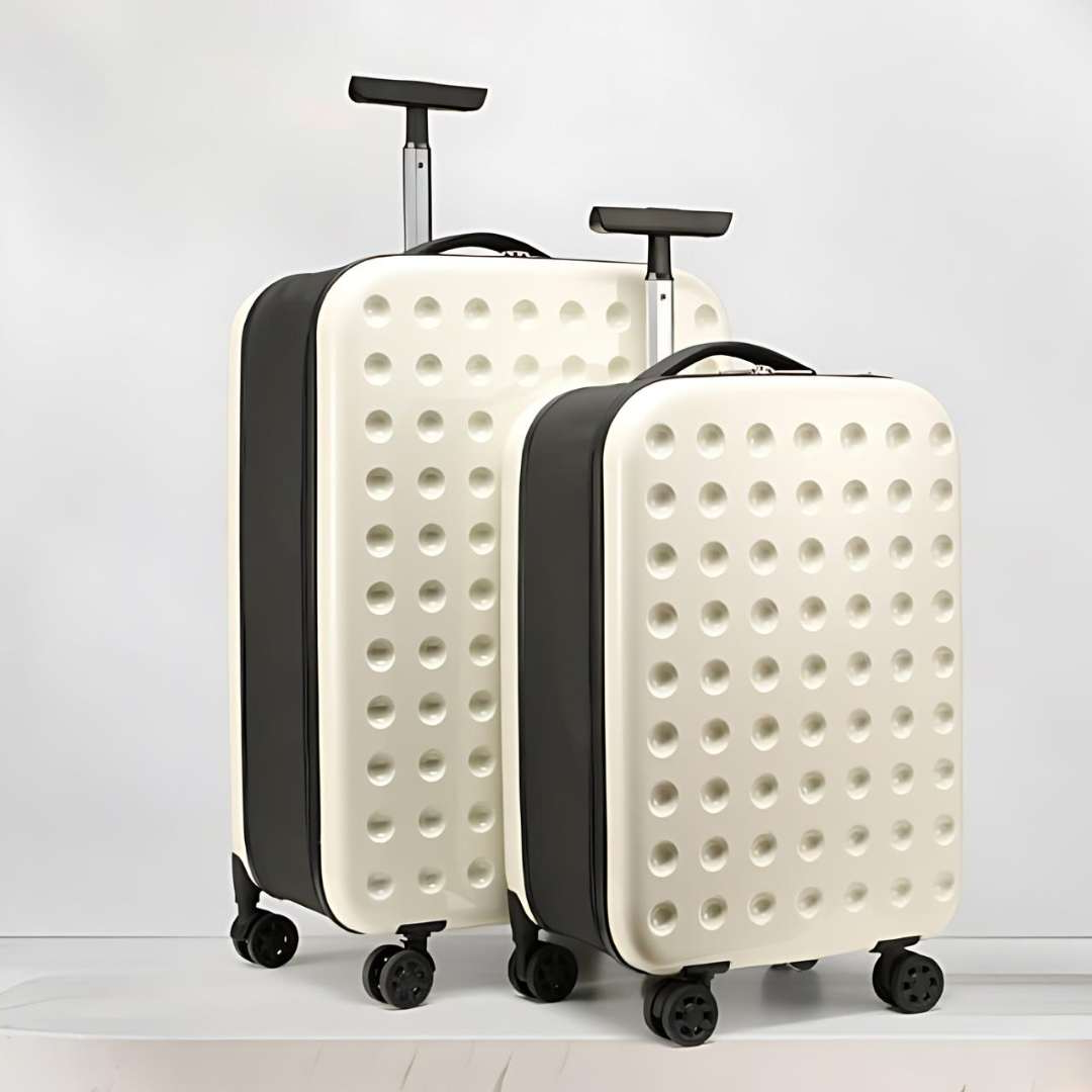 360° Foldable Travel Suitcase with Spinner Wheels – Large Lightweight Checked Luggage Bag, Collapsible Travel Bag for Trips & Holidays
