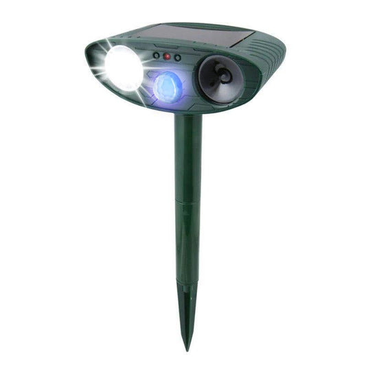 Solar-Powered Ultrasonic Animal Repellent