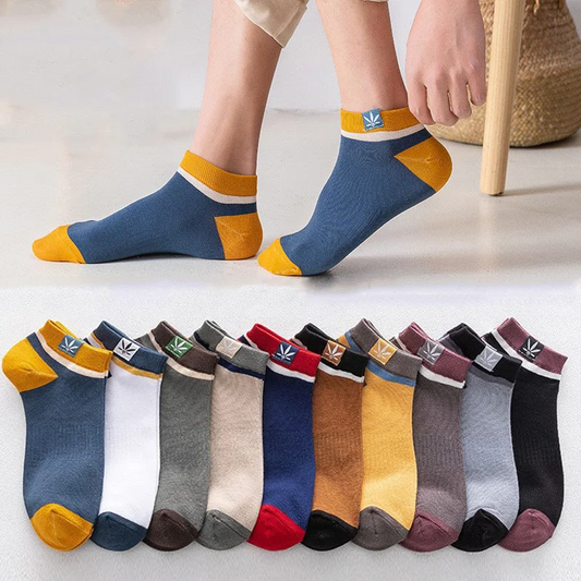 20-Pack Men's Low-Cut Ankle Socks – Thin Breathable Cotton No-Show Socks for Casual, Athletic, Summer & Everyday Wear, Moisture-Wicking