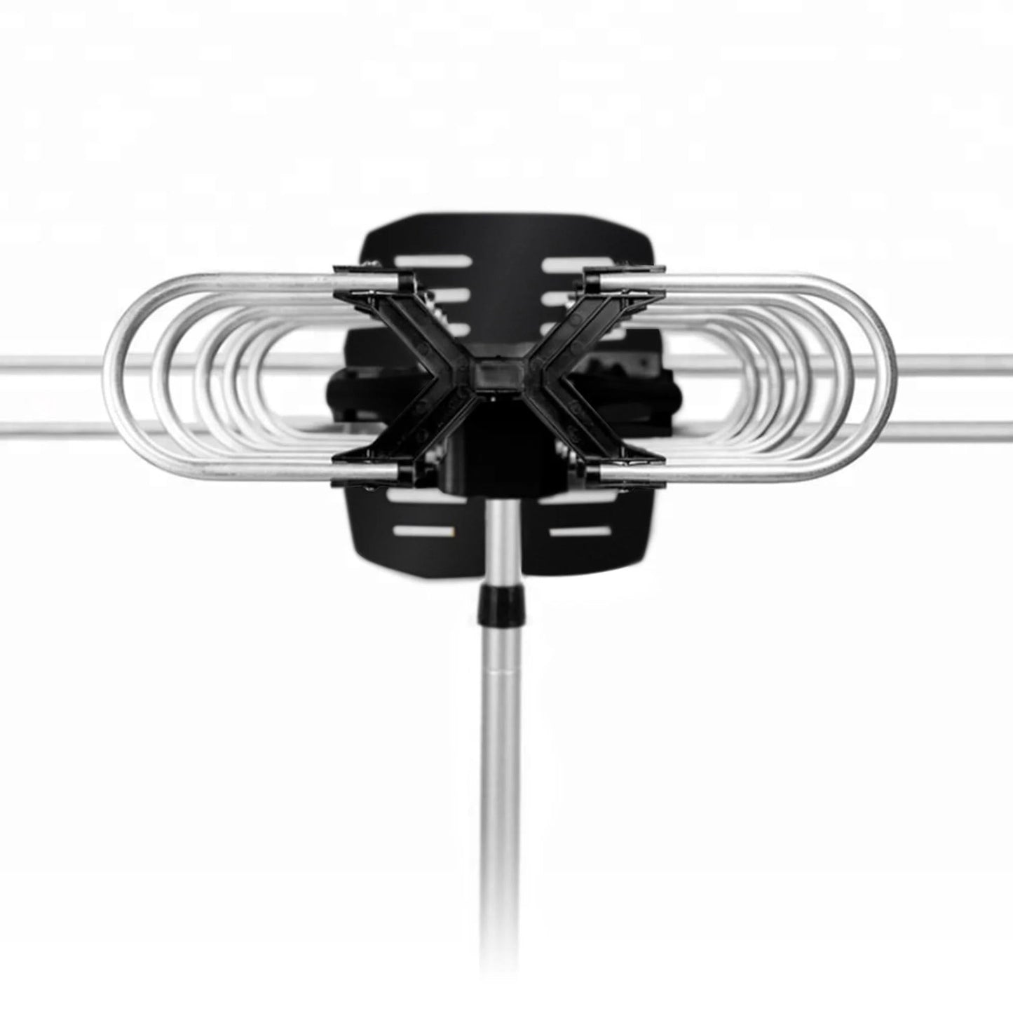 2025 Long-Range Outdoor Digital HD TV Antenna – 360° Motorized Directional Rotating Antenna for Free HD Channels, 150+ Mile Range, Weatherproof